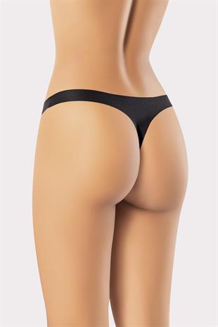 Erdem Siyah  Lazer Kesim Tanga 7204