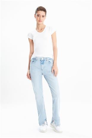 Erdem Beyaz V-Neck Tişört 2331