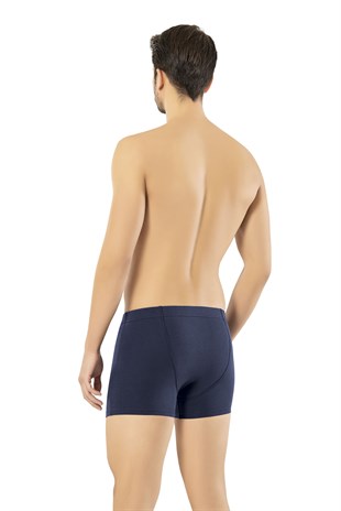 Erdem Lacivert Kısa Görünümlü Slim Fit Boxer 1420