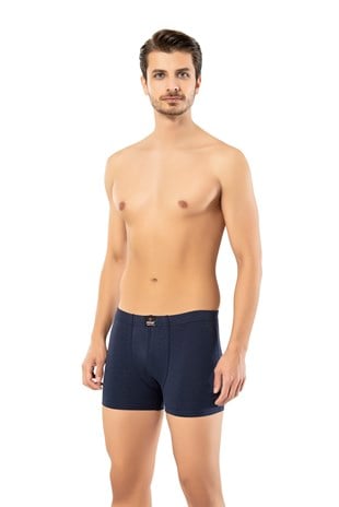Erdem Lacivert Kısa Görünümlü Slim Fit Boxer 1420
