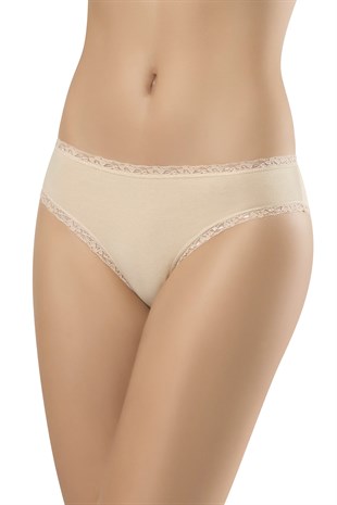 Erdem Beyaz  LikralıDantelli Külot 2535