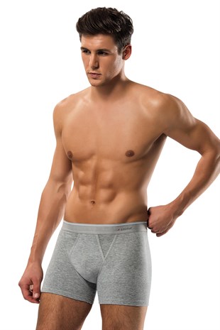 Erdem Gri Pamuk Air Slim Boxer 1428