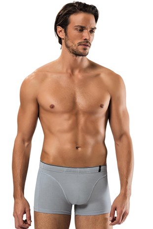 Erdem Gri Pamuk Elastan Boxer 1479
