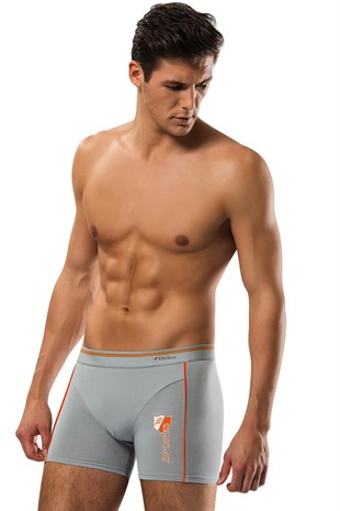 Erdem Gri Pamuk Elastan Boxer 1468