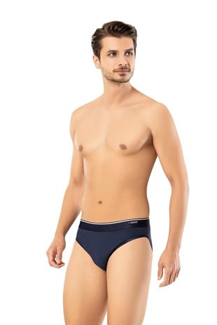 Erdem Lacivert Pamuk Elastan Slip 1340