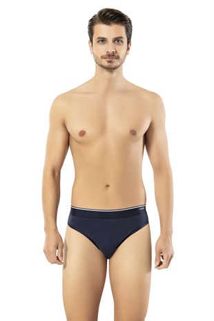 Erdem Lacivert Pamuk Elastan Slip 1340