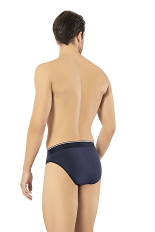 Erdem Lacivert Pamuk Elastan Slip 1340