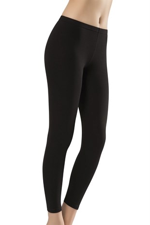 Erdem Siyah Pamuk Elastan Tayt 2486