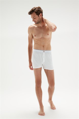 Erdem Beyaz Penye Boxer 1400