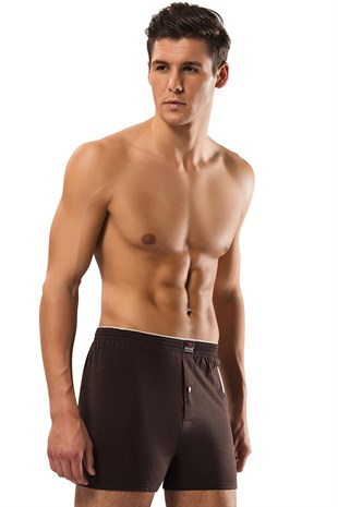 Erdem Kahverengi Penye Boxer 1400