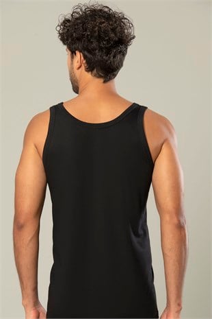 Erdem Siyah 6lı Erkek Penye Atlet 1100