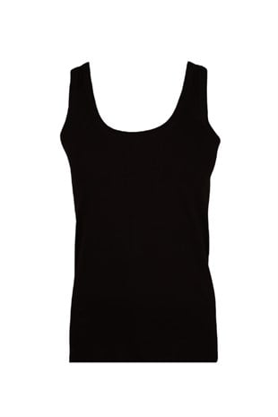 Erdem Siyah 6lı Erkek Penye Atlet 1100