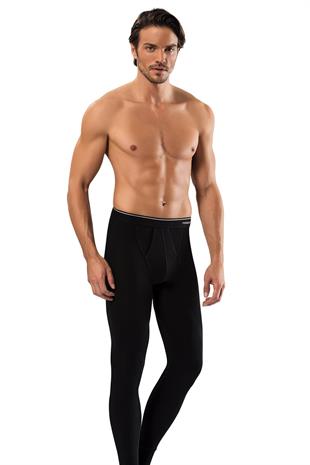 Erdem Siyah Erkek İnce Termal İçlik İçlik Tayt 1457