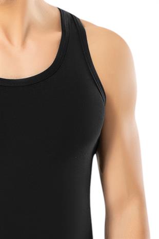 Weweus Siyah Erkek Süper İnce Doğal Bambu Lüks Sporcu Atlet 1115