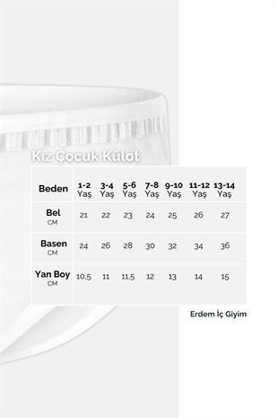 Erdem Siyah Kız Çocuk Ribana Boxer  4329