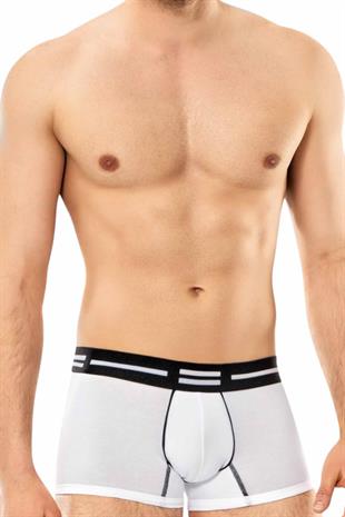 Erdem Siyah Pamuk Elastan Boxer 1409