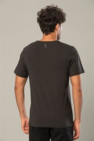 Erdem Weweus Antrasit Erkek Modal Comfort Fit Basic T-Shirt 239
