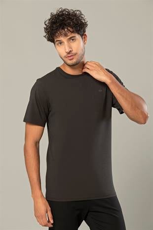 Erdem Weweus Antrasit Erkek Modal Comfort Fit Basic T-Shirt 239
