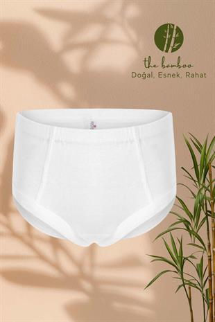 Erdem Weweus Beyaz Erkek Çocuk Süper İnce Doğal Bambu Slip 3331