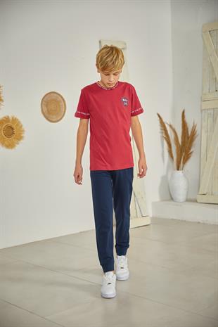 Erdem Weweus Bordo Erkek Çocuk Pijama Takımı 809