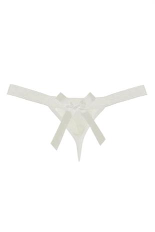 Weweus Ekru BayanDantelli Tanga Külot 2327