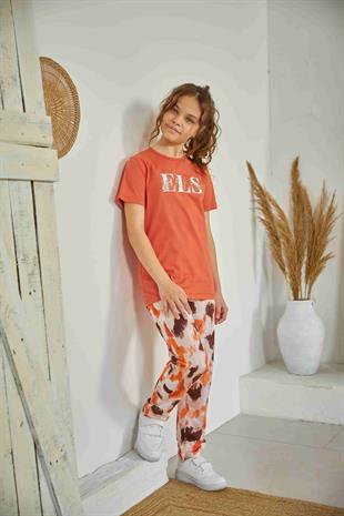 Weweus Kiremit Kız Çocuk Pijama Takımı 807