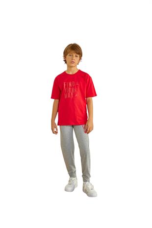Erdem Weweus Kırmızı Erkek Çocuk Pijama Takımı 810