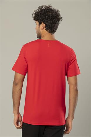 Erdem Weweus Kırmızı Erkek Modal Comfort Fit Basic T-Shirt 239