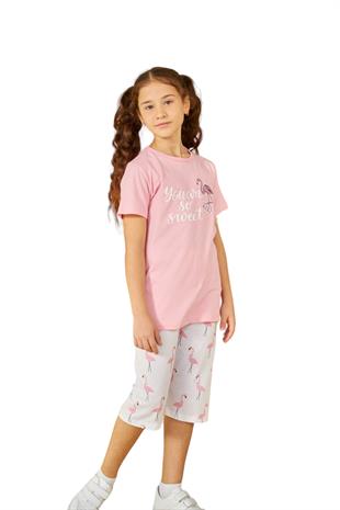 Weweus Pembe Kız Çocuk Pijama Takımı 801