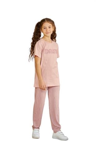 Weweus Pudra Kız Çocuk Pijama Takımı 802
