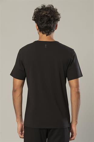 Erdem Weweus Siyah Erkek Modal Comfort Fit Basic T-Shirt 239