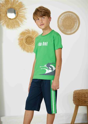 Erdem Weweus Yeşil Erkek Çocuk Pijama Takımı 821