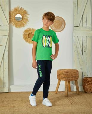 Erdem Weweus Yeşil Erkek Çocuk Pijama Takımı 815