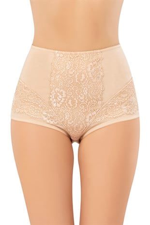 Erdem Ten  Yüksek BelDantelli Külot 7212