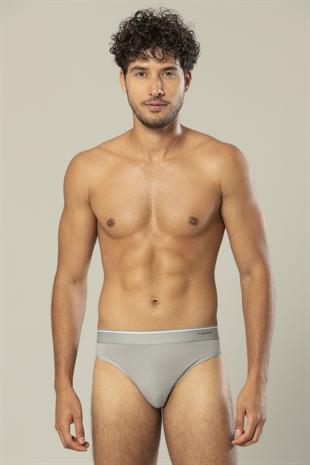 Erdem Gri Pamuk Elastan Slip 1340