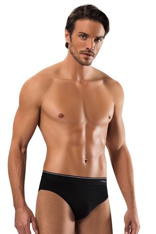 Erdem Siyah Pamuk Elastan Slip 1340