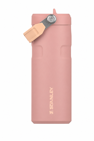 Stanley Pembe Renk The IceFlow Flip Straw 2.0 Pipetli Termos Bardak 0,47 LT