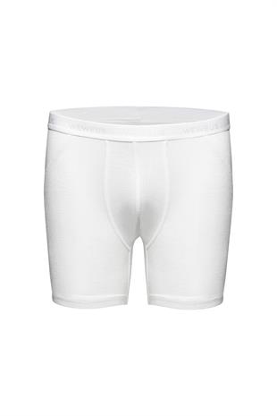 Weweus Beyaz 3lü Micro Modal Premium Erkek Uzun Boxer 14193