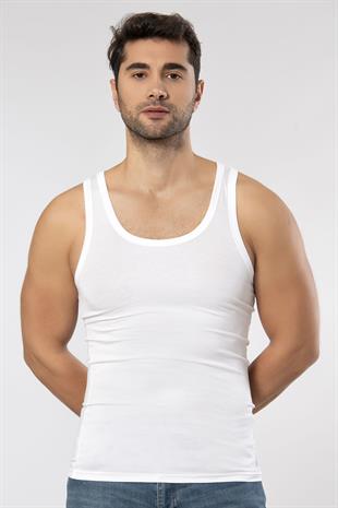 Weweus Beyaz 3lü Micro Modal Premium Erkek Atlet 11333