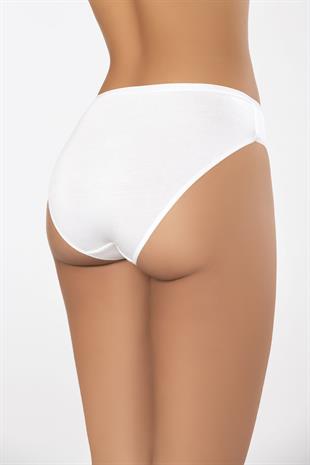 Weweus Beyaz 3lü Micro Modal Premium Kadın Külot 72643