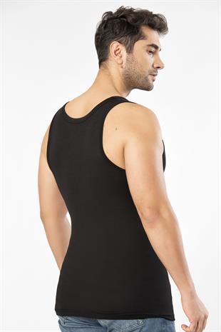 Weweus Siyah 3lü Micro Modal Premium Erkek Atlet 11333