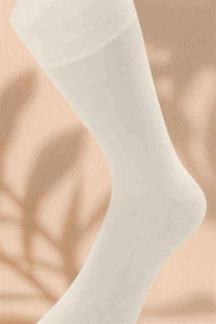 Weweus Bej Doğal Süper İnce Bambu Lüks Erkek Çorap 269