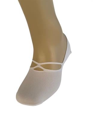 WeWeus Beyaz Bayan Balerin Babet Çorap 173