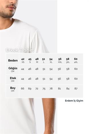 WeWeus Beyaz Micro Modal Premium Erkek T-Shirt 1134