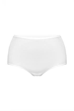 Weweus Beyaz Micro Modal Premium Kadın Külot 7265