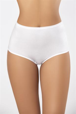 Weweus Beyaz Micro Modal Premium Kadın Külot 7265
