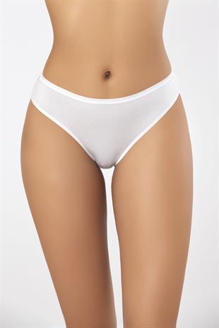 Weweus Beyaz Micro Modal Premium Kadın Külot 7264