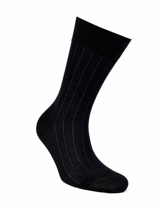 Weweus Erkek Merserize Uzun Çorap 761 Lacivert-Mavi