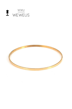 WeWeus Gold Renk Premium Lüks Kadın Ajda Bilezik
