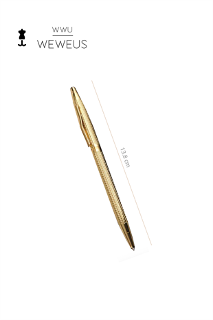 WeWeus Gold Ultra Lüks Tükenmez Kalem